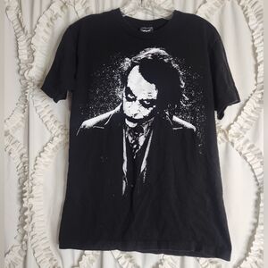 Vintage 2000’s The Dark Knight Heath Ledger Joker T-Shirt Sz Medium Cotton